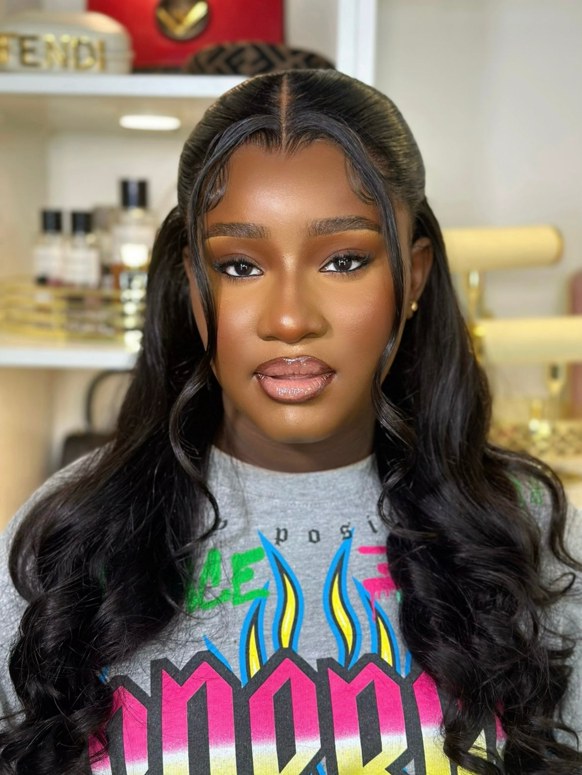Nafeesa Bouncy Curly Wig